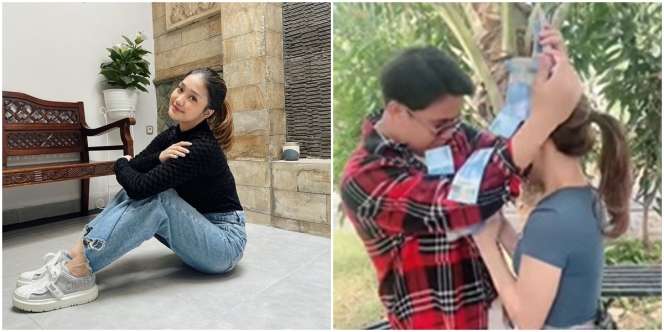 6 Potret Chandrika Chika Disawer Uang oleh Billy Syahputra, 'Kayak Bukan Akting'