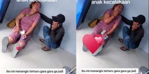 Momen Wanita Menangis Haru Tak Jadi Transfer Rp50 Juta ke Penipu Setelah Diselamatkan Satpam Bank