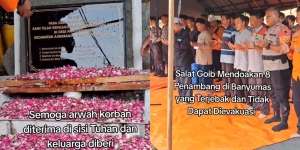 Momen Pilu Akhir Evakuasi 8 Penambang yang Terjebak di Lubang Banyumas, Korban Tak Bisa Dikeluarkan Petugas Tabur Bunga dan Sholat Ghaib