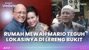 Rumah Mewah Mario Teguh Lokasinya di Lereng Bukit