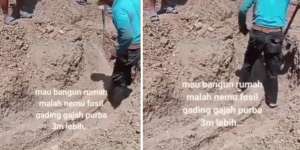 Gali Tanah Buat Pondasi Rumah, Petani Sragen Kaget Temukan Fosil Gading Gajah Purba Berusia Hampir 1 Miliar Tahun