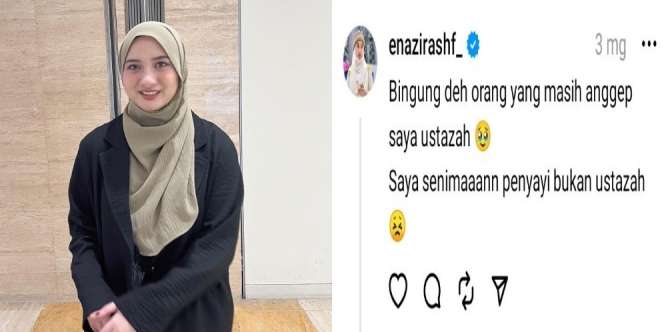 Deretan Postingan Absurd Nadzira Shafa Istri Mendiang Ameer Azzikra di Threads, Bikin Netizen Cekikikan