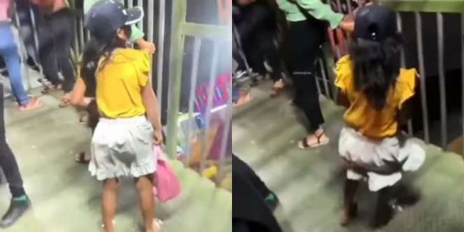 Detik-Detik Gadis Kecil Santai Naik Kora-Kora Tanpa Pengaman, yang Melihat Gemeteran