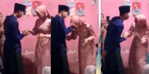 Baru Tunangan Sudah 'Nyosor', Si Pria Refleks Ingin Cium Calon Istri Usai Pasang Cincin, Syok Sadar Ada Banyak Orang
