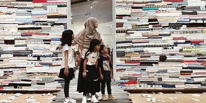 Reaksi Kocak Tiga Anak Natasha Rizky Diajak Liburan ke Museum Macan
