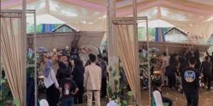 Insiden Pelaminan Roboh Menimpa Pengantin Wanita