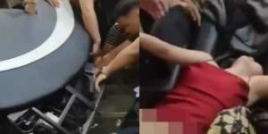 Detik-Detik Menegangkan Penyelamatan Rambut Wanita Tersangkut di Kursi Pijat Stasiun Kereta Api