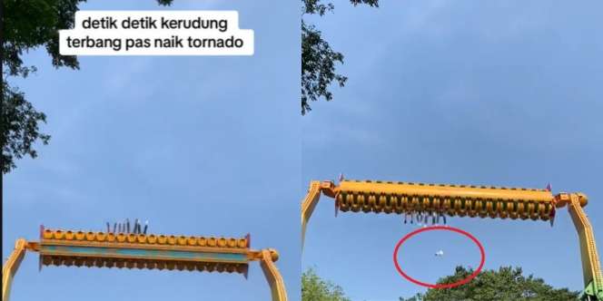 Video Viral Hijab Penumpang Mendadak Lepas Saat Naik Wahana Tornado di Dufan, Pengen Healing Malah Apes