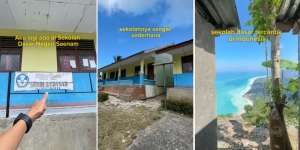 Viral! SD Negeri di NTT Punya Pemandangan Pantai yang Indah di Belakang Kamar Mandinya: Habis dari Toilet Bisa Healing Sepuasnya