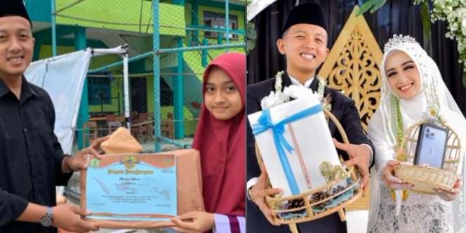 Bak Cerita FTV, Kepsek Ini Nikahi Muridnya Sendiri: 'Berawal dari Penyerahan Hadiah Menjadi Penyerahan Mahar'