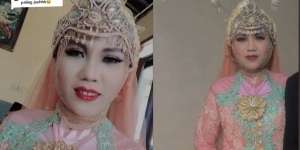 Viral Beda Makeup Pengantin Pilihan Sendiri Vs Mertua, Hasilnya Bagai Langit dan Bumi