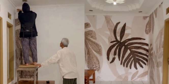 Makeover Rumah di Kampung Pakai Wallpaper Harga Rp15 Juta, Lihat Penampakan Hasilnya
