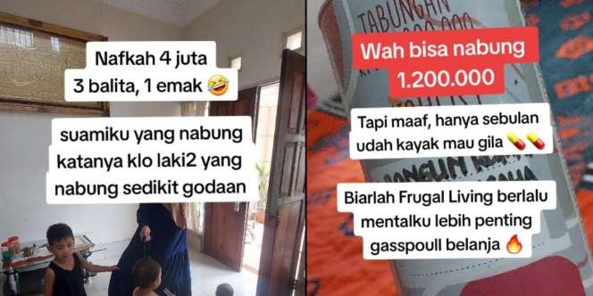 Cerita Ibu 3 Anak Hidup Frugal Living hingga Bisa Nabung Rp1,2 Juta Per Bulan, Tapi Endingnya Ngenes