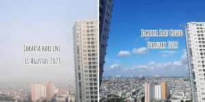 Viral! Perbandingan Kualitas Udara Jakarta di Zaman Covid dan Paska PPKM Dicabut, Perbedaanya Bikin Terkejut: Pantas Terburuk Ke-3 Dunia