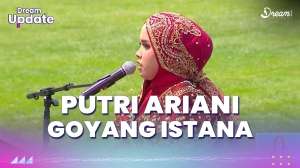 Putri Ariani dan Para Pemuda Papua Goyangkan Istana