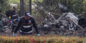Kalimat Terakhir Pilot Pesawat yang Jatuh di Jalan Raya Malaysia