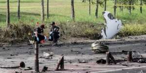 Video Detik-Detik Pesawat Jatuh di Jalan Raya Malaysia, Penumpang Sempat Foto Sebelum Berangkat
