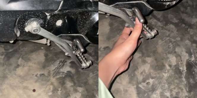 Momen Kocak Starter Motor Nyangkut di Standar Ganda, Solusi Netizen +62 Cuma Bikin Ngakak