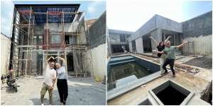 Hampir Selesai, Inilah 9 Potret Rumah Impian Mona Ratuliu dan Indra Brasco, Mewah dengan Kolam Renang Besar
