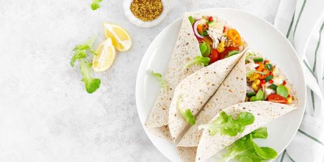 Bikin Chicken Wrap Ramah Kantong dan Rendah Kalori