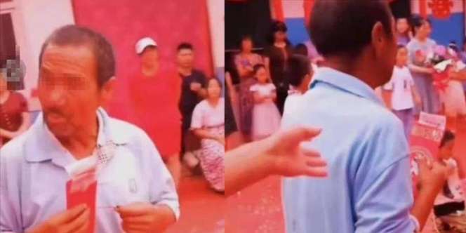Pria Berbaju Lusuh Datang ke Pernikahan, Identitasnya Bikin Semua Tamu Undangan Menangis