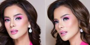 Potret Astrid Tiar Tampil dengan Makeup Pink, Bak Barbie Hidup