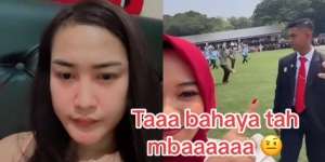 Tamu Undangan HUT Kemerdekaan Rekam Video Caper ke Paspampres, Tak Disangka Ketahuan Pasangannya yang Langsung `Nge-Stitch` Videonya