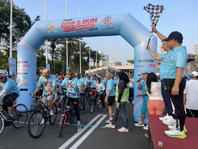 Indonesia Financial Group (IFG) Mensponsori Kegiatan Fun Ride & Run DPR RI: Mendorong Gaya Hidup Sehat dan Inklusi Keuangan