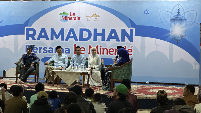 Selebriti dan Atlet Ramaikan Aksi Berbagi Berkah Ramadan Bersama Le Minerale