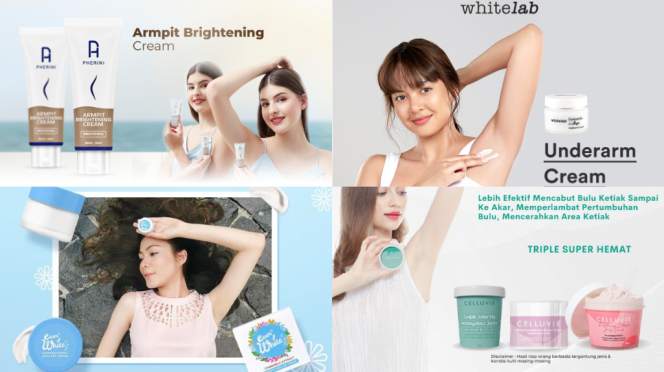 4 Rekomendasi Produk Pencerah Ketiak Lokal yang Aman, Terjangkau, dan Sudah Terdaftar BPOM