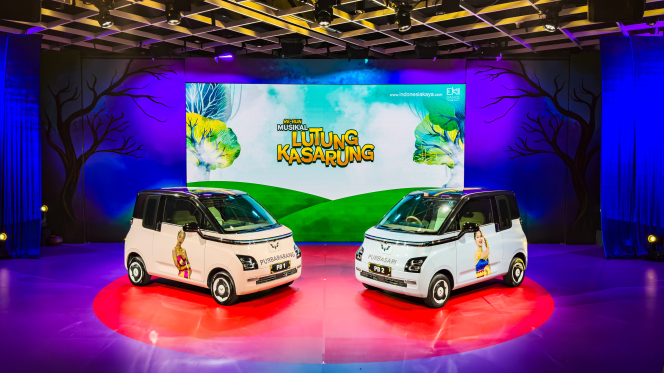 Wuling Dukung Pertunjukan Re-Run Musikal Lutung Kasarung: Air ev Jadi Mobil Listrik Pertama yang Tampil di Atas Panggung