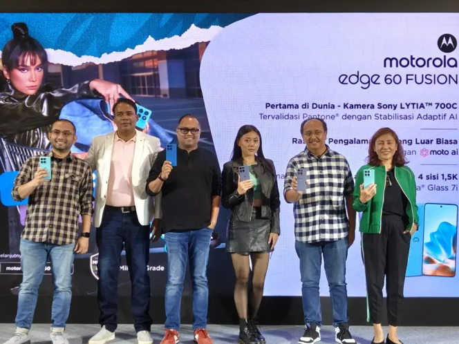 Motorola edge 60 FUSION: Smartphone Premium dengan Layar Lengkung, Kamera Sony-LYTIA™, dan Teknologi AI Terdepan di Kelasnya