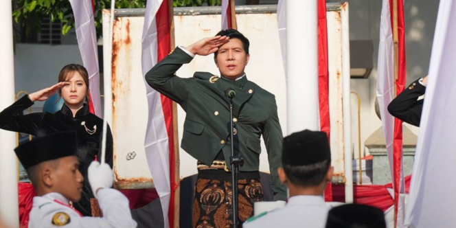 Momen Windah Basudara Jadi Pembina Upacara, Image Humoris Berganti Jadi Berwibawa Banget!