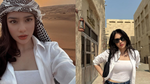 Potret Davina Karamoy Saat Liburan ke Dubai, Tampil Eksotis!