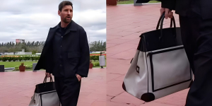 Style Maskulin Lionel Messi Jinjing Tas Rp1 Miliar ke Kamp Latihan