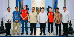 Presiden Prabowo Bertemu Marc Marquez dan Pebalap Tanah Air Bahas Sport Tourism