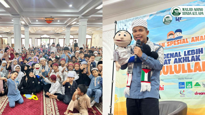 Anak-Anak Belajar Akhlak Rasulullah Lewat Cerita Seru di Masjid Agung Sunda Kelapa