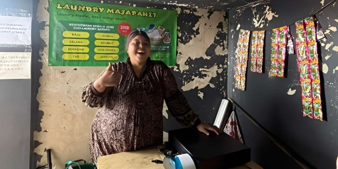 Viral Laundry Majapahit yang Bayarnya Hanya Rp2000