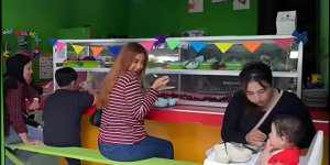 Konsep Unik Warteg Bayi di Bandung, Beres Makan Cuci Piring Sendiri