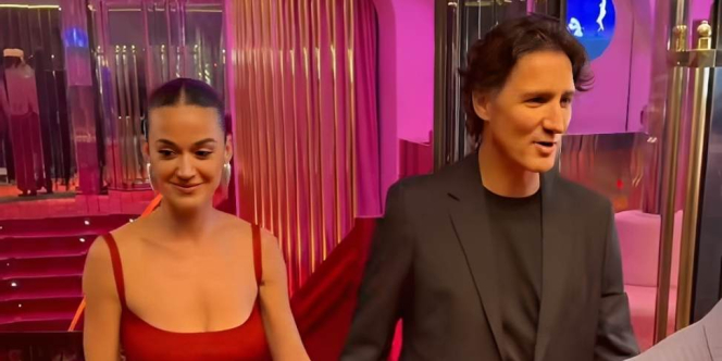 Mantan PM Kanada Justin Trudeau dan Katy Perry Akhirnya Mesra di Depan Publik