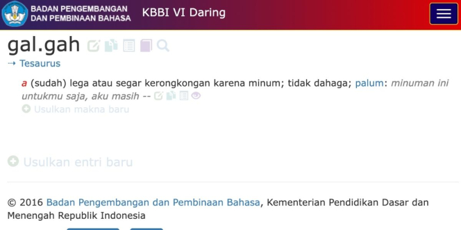 Viral `Galgah` Akhirnya Masuk KBBI, Berawal dari Candaan TikTok