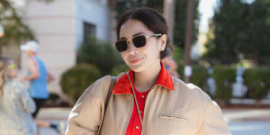 Gaya Simple Nagita Slavina Nonton Konser Blackpink di Jakarta, Harga Kaosnya Bikin Melongo