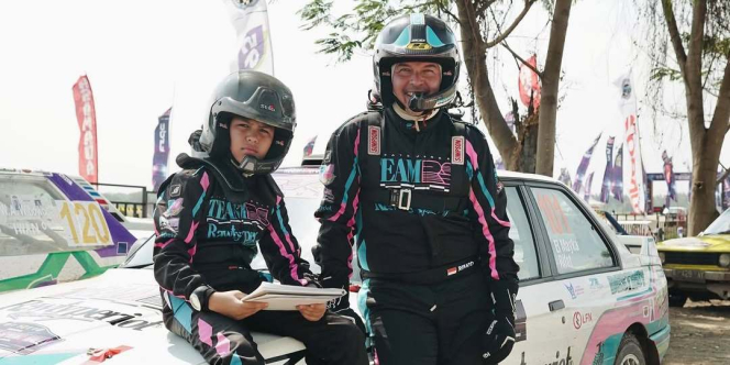 Respons Rifat Sungkar Saat Putranya Lakukan Kesalahan di Sirkuit Bikin Haru Warganet   