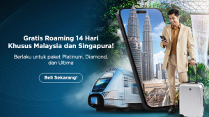 Gratis Kuota Roaming 14 Hari di Singapura & Malaysia untuk Pelanggan PRIORITAS