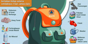 Daftar Barang yang Harus Dibawa Dalam Tas Siaga Bencana, Sudah Disiapkan?