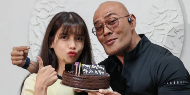 Potret Deddy Corbuzier Rayakan Ultah Sabrina, Vidi Aldiano Protes Tulisan di Atas Kue
