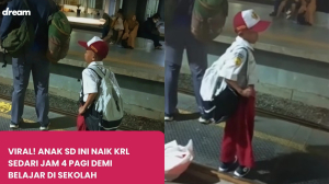 Anak SD Naik KRL Jam 4 Pagi: Perjalanan Tangerang–Klender yang Bikin Haru dan Buka Mata Publik