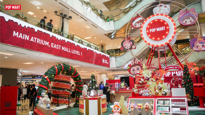Unbox Joy! POP MART Christmas Town Hadirkan Keseruan Natal Penuh Kejutan di Grand Indonesia