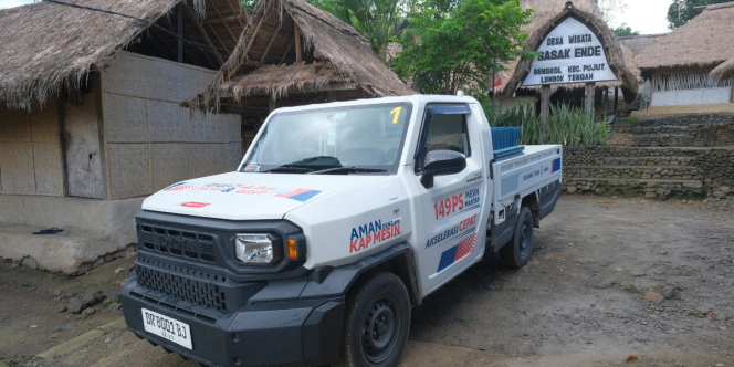 Toyota Rehabilitasi Toilet di Desa Wisata Sasak Ende, Cara Bangunnya Seperti Menyusun Lego