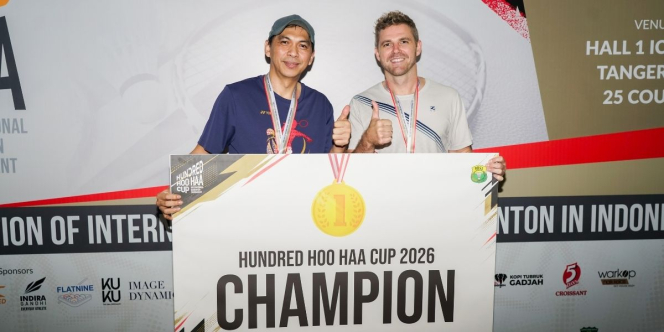 Turnamen Bulu Tangkis Inklusif Terbuka Internasional HUNDRED HOO HAA CUP 2026 Resmi Berakhir